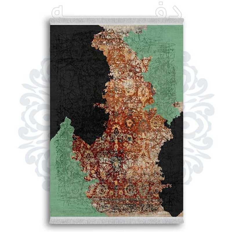 فرشینه دفه از جنس پارچه شانل ترک طرح مدرن کد 173