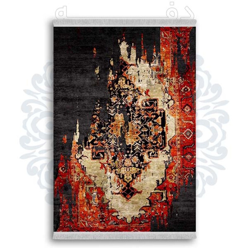 فرشینه دفه از جنس پارچه شانل ترک طرح مدرن کد 174