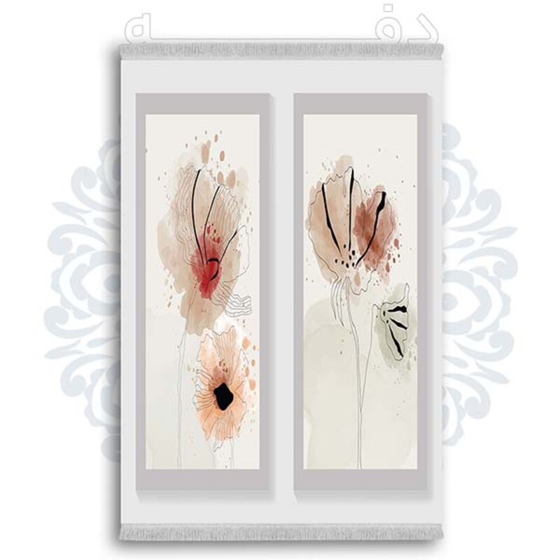 فرشینه دفه از جنس پارچه شانل ترک طرح مدرن کد 338