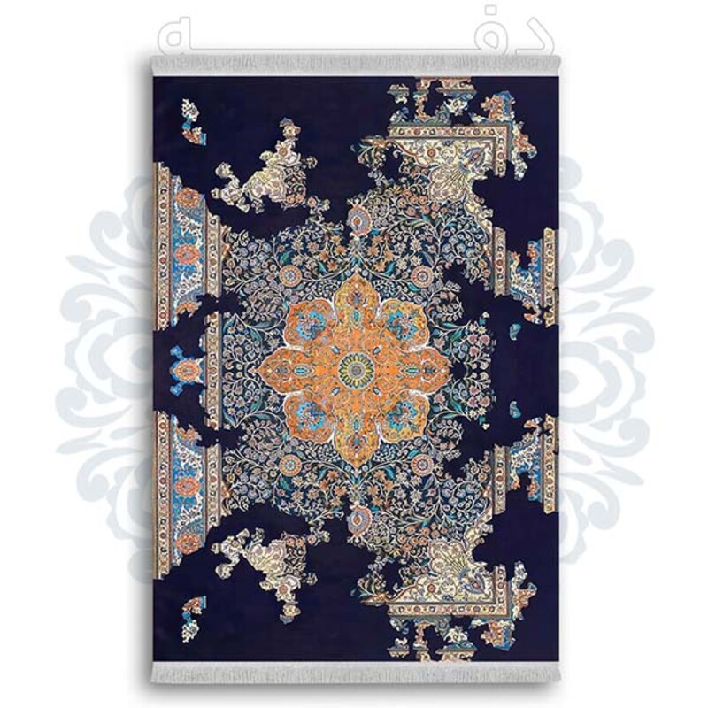 فرشینه دفه از جنس پارچه شانل ترک طرح مدرن کد 414