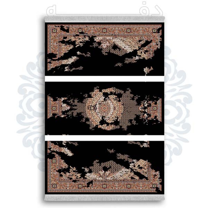 فرشینه دفه از جنس پارچه شانل ترک طرح  سنتی کد 14