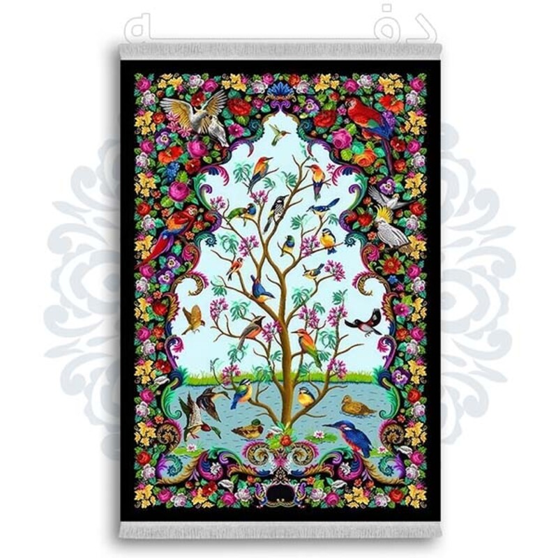 فرشینه دفه از جنس پارچه شانل ترک طرح  سنتی کد 47