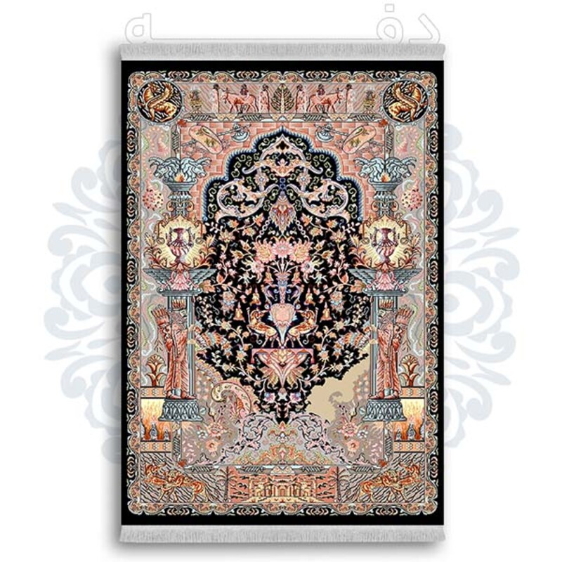 فرشینه دفه از جنس پارچه شانل ترک طرح  سنتی کد 67