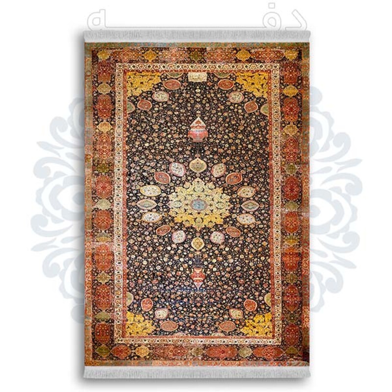 فرشینه دفه از جنس پارچه شانل ترک طرح  سنتی کد 68