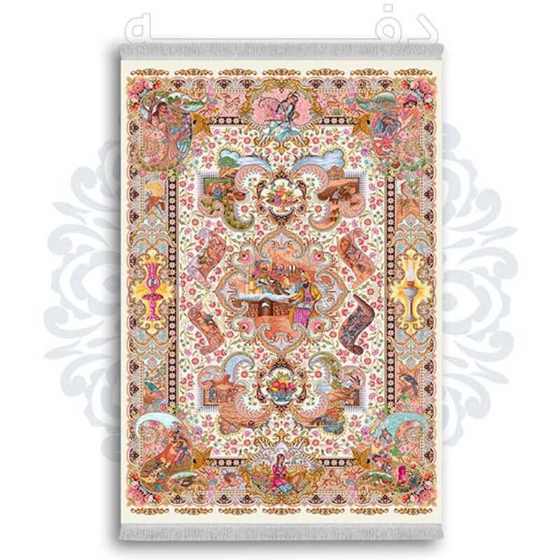 فرشینه دفه از جنس پارچه شانل ترک طرح  سنتی کد 69