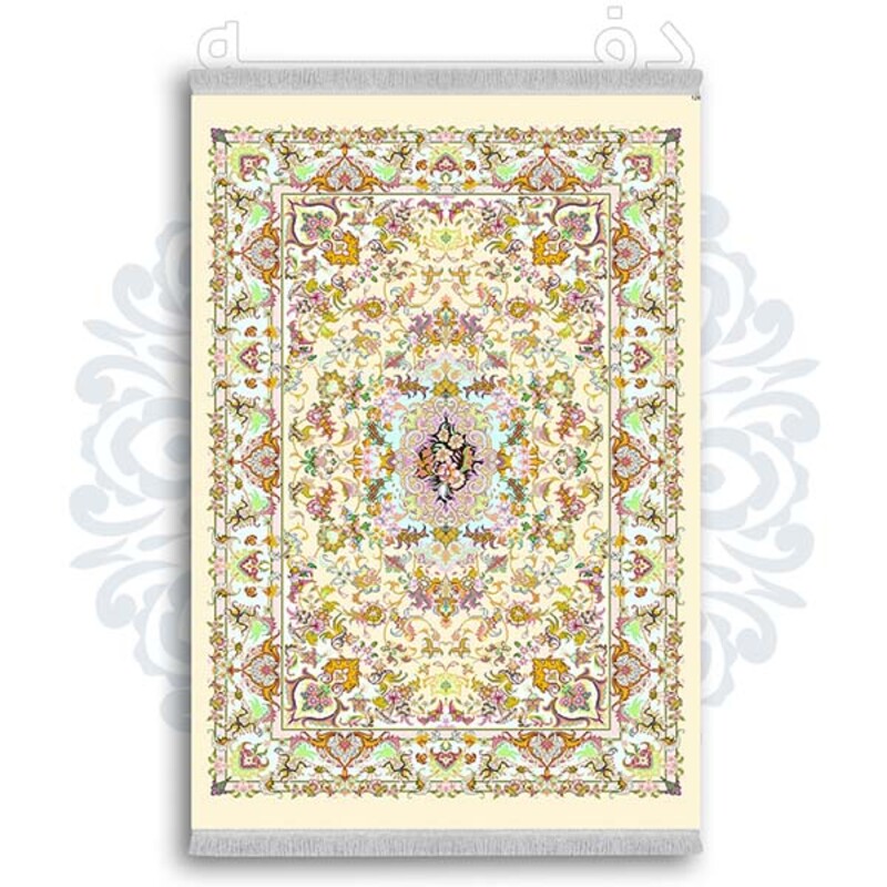 فرشینه دفه از جنس پارچه شانل ترک طرح  سنتی کد 107