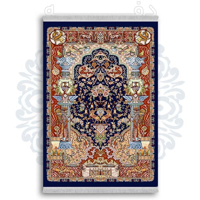 فرشینه دفه از جنس پارچه شانل ترک طرح  سنتی کد 113