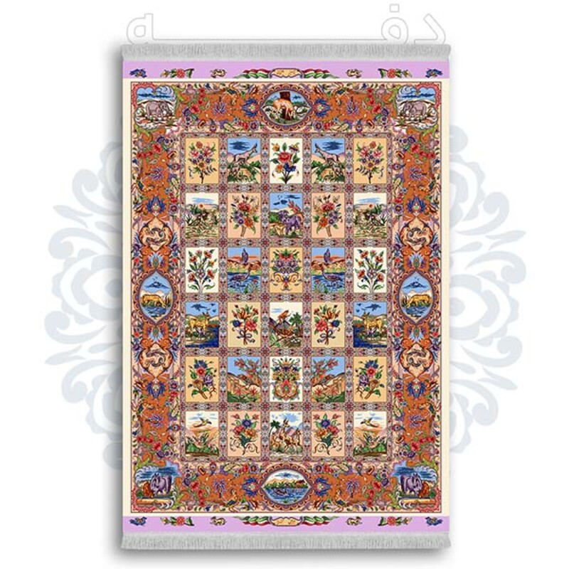 فرشینه دفه از جنس پارچه شانل ترک طرح  سنتی کد 118