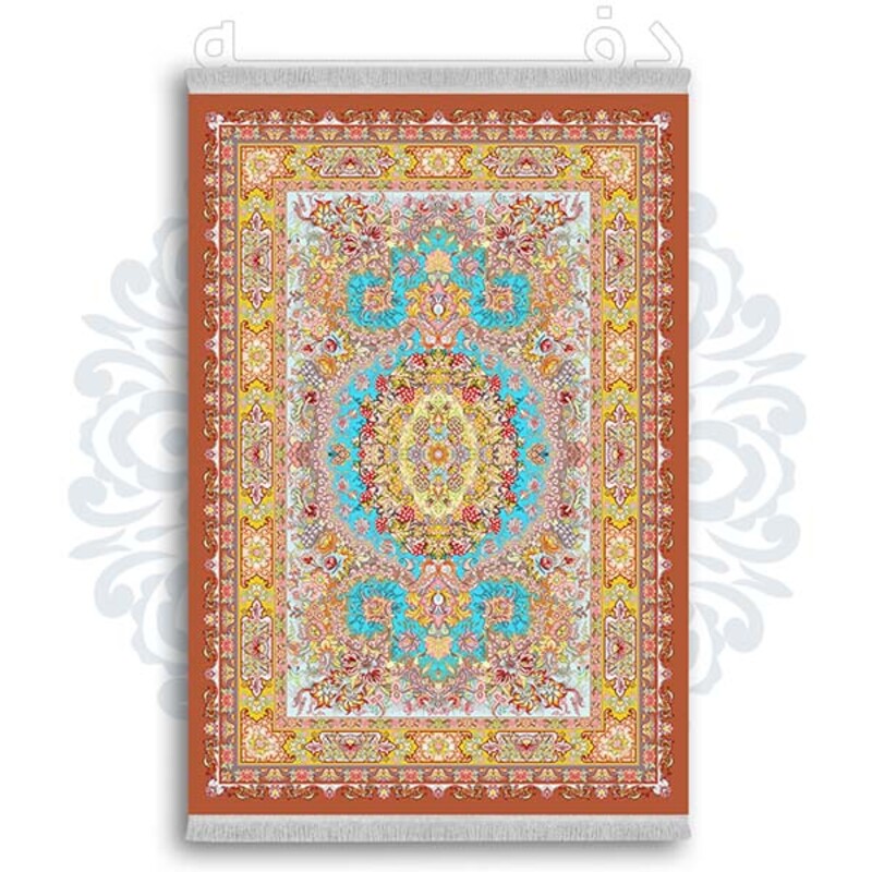 فرشینه دفه از جنس پارچه شانل ترک طرح  سنتی کد 130