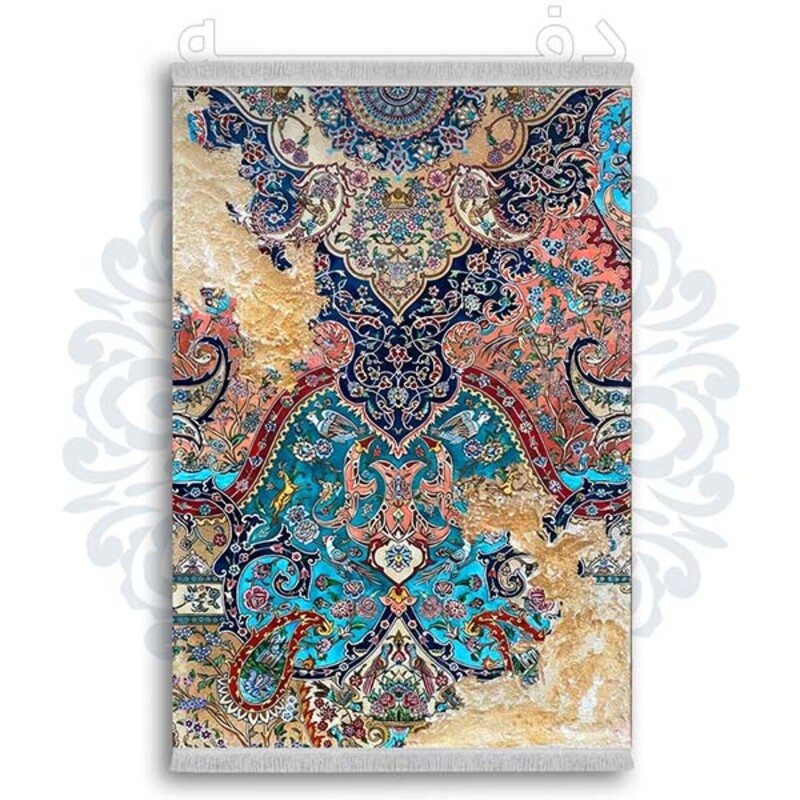 فرشینه دفه از جنس پارچه شانل ترک طرح  سنتی کد 134