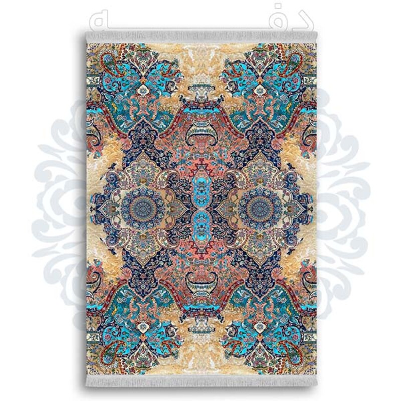 فرشینه دفه از جنس پارچه شانل ترک طرح  سنتی کد 135