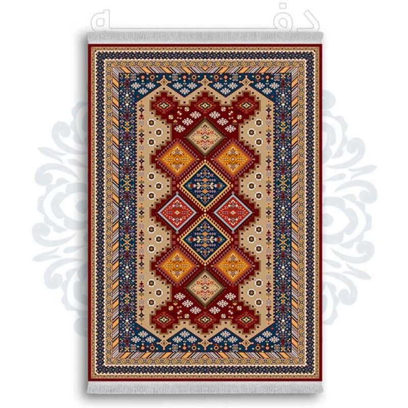 فرشینه دفه از جنس پارچه شانل ترک طرح  سنتی کد 144