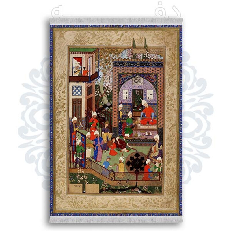 فرشینه دفه از جنس پارچه شانل ترک طرح  سنتی کد 169