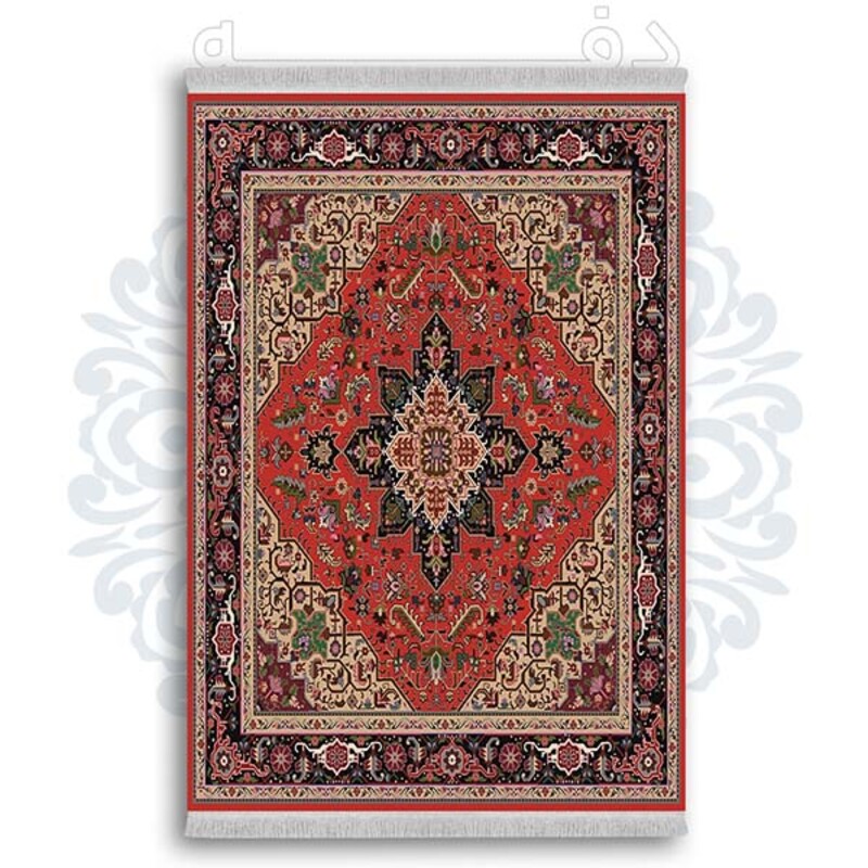 فرشینه دفه از جنس پارچه شانل ترک طرح  سنتی کد 170