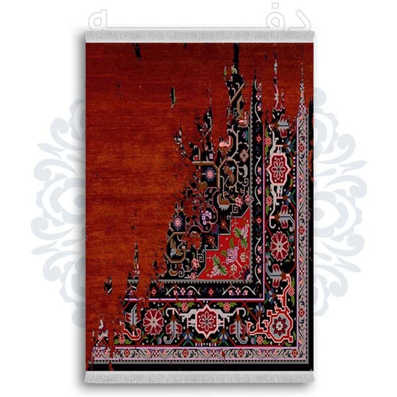 فرشینه دفه از جنس پارچه شانل ترک طرح  سنتی کد 172