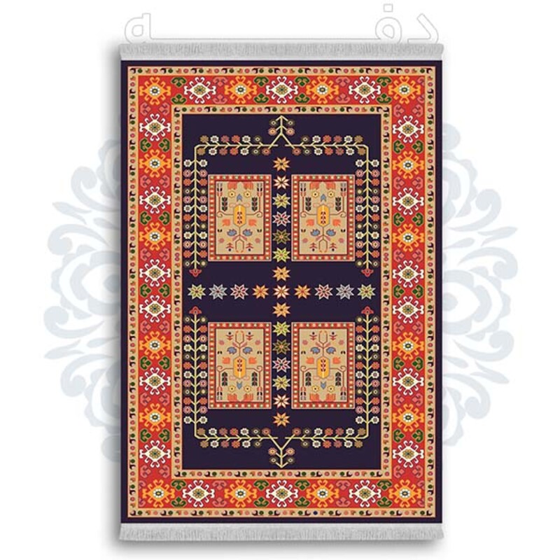 فرشینه دفه از جنس پارچه شانل ترک طرح  سنتی کد 173