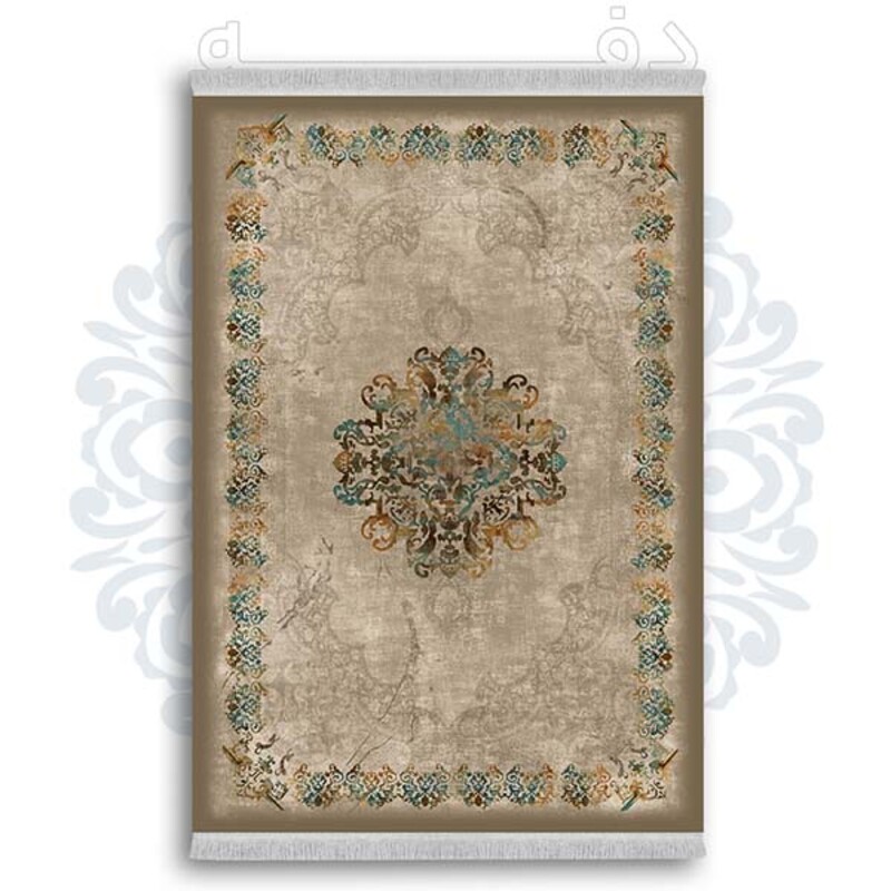 فرشینه دفه از جنس پارچه شانل ترک طرح  سنتی کد 253