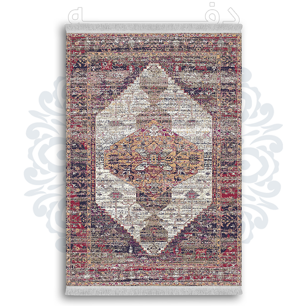 فرشینه دفه از جنس پارچه شانل ترک طرح  گلیم کد 1