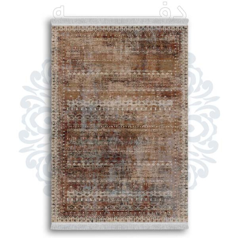 فرشینه دفه از جنس پارچه شانل ترک طرح  گلیم کد 4