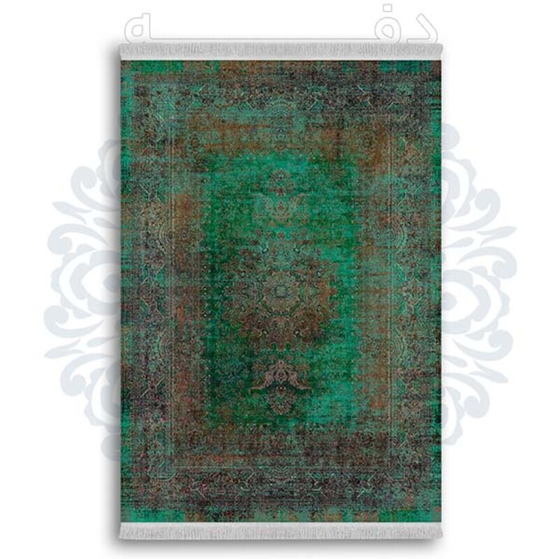 فرشینه دفه از جنس پارچه شانل ترک طرح  گلیم کد 6