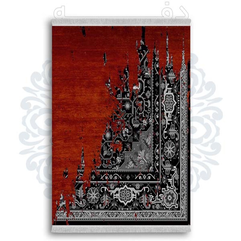 فرشینه دفه از جنس پارچه شانل ترک طرح  گلیم کد 7