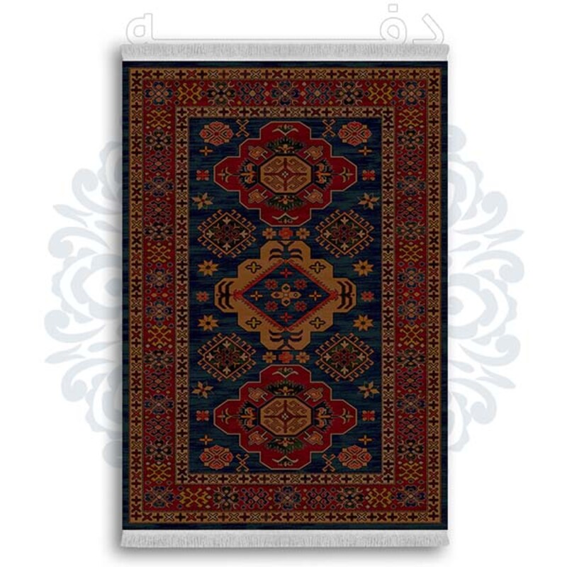 فرشینه دفه از جنس پارچه شانل ترک طرح  گلیم کد 11