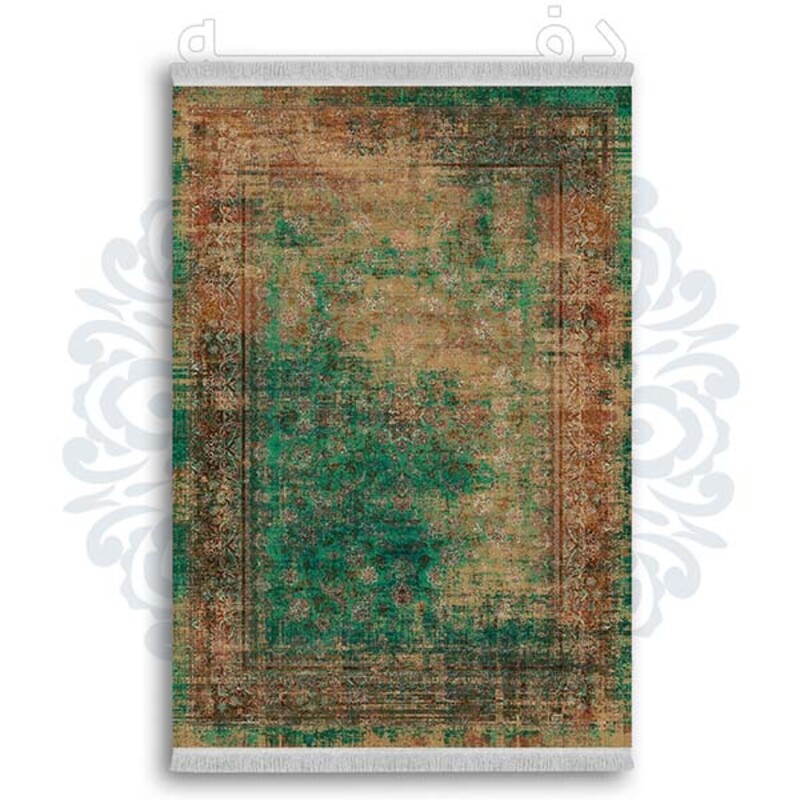 فرشینه دفه از جنس پارچه شانل ترک طرح  گلیم کد 17