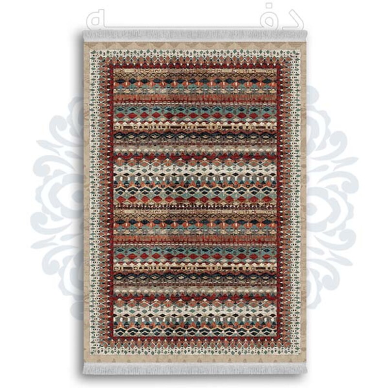 فرشینه دفه از جنس پارچه شانل ترک طرح  گلیم کد 23