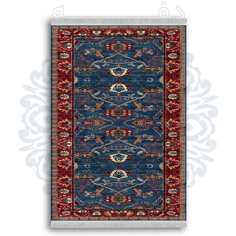 فرشینه دفه از جنس پارچه شانل ترک طرح  گلیم کد 25