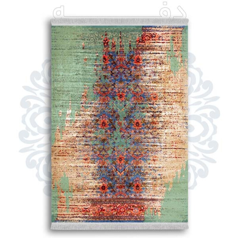 فرشینه دفه از جنس پارچه شانل ترک طرح  گلیم کد 33