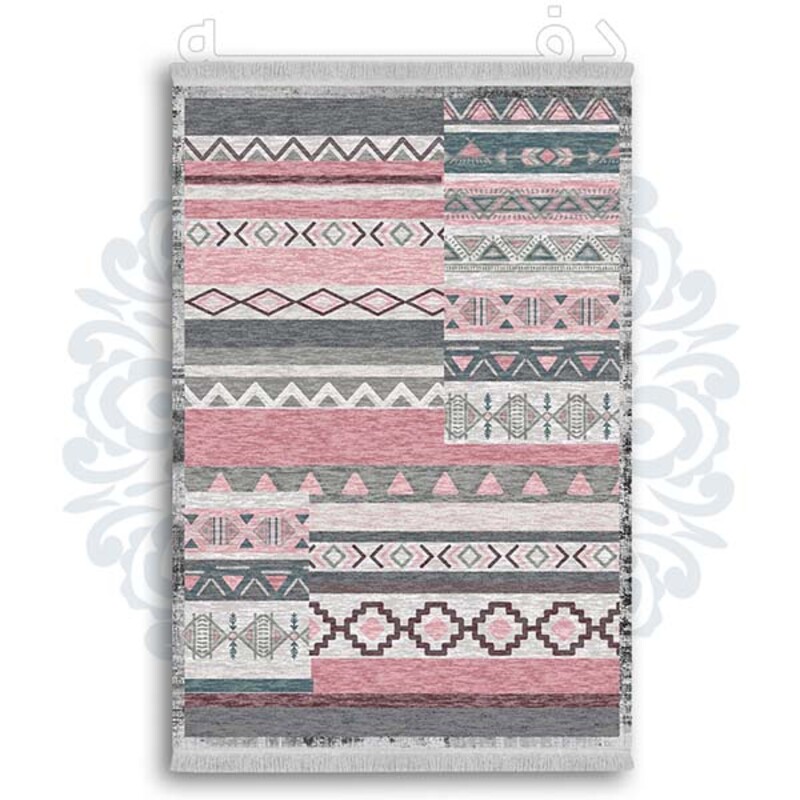 فرشینه دفه از جنس پارچه شانل ترک طرح  گلیم کد 35