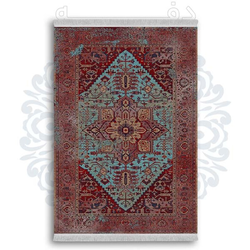 فرشینه دفه از جنس پارچه شانل ترک طرح  گلیم کد 37