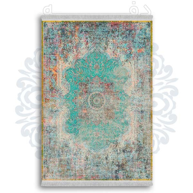 فرشینه دفه از جنس پارچه شانل ترک طرح  گلیم کد 40