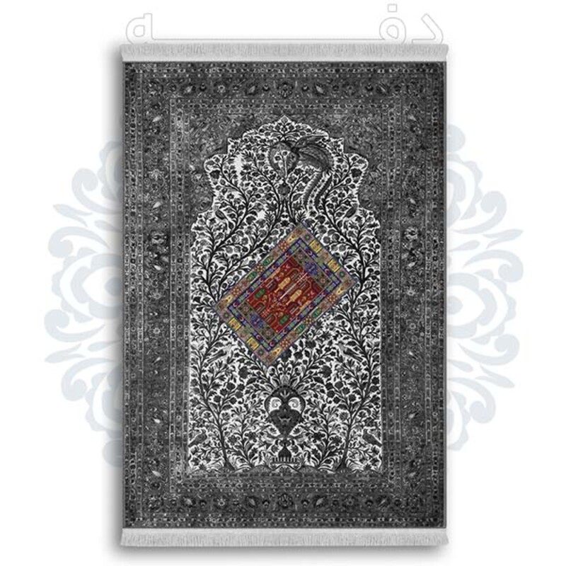 فرشینه دفه از جنس پارچه شانل ترک طرح  گلیم کد 52