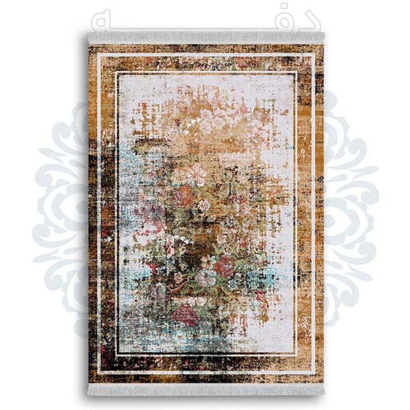 فرشینه دفه از جنس پارچه شانل ترک طرح  گلیم کد 59