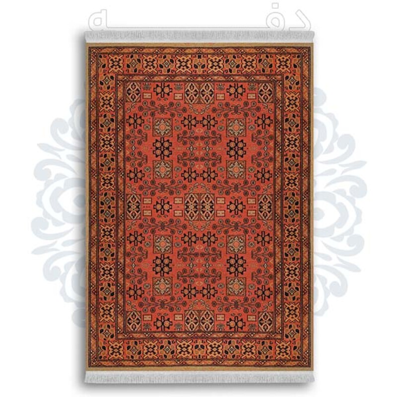 فرشینه دفه از جنس پارچه شانل ترک طرح  گلیم کد 63