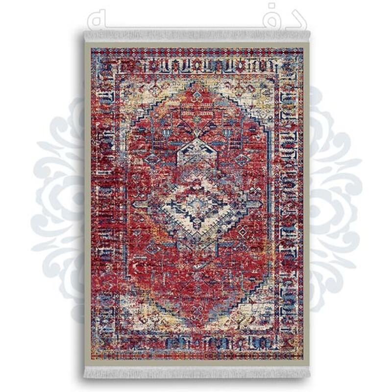 فرشینه دفه از جنس پارچه شانل ترک طرح  گلیم کد 75