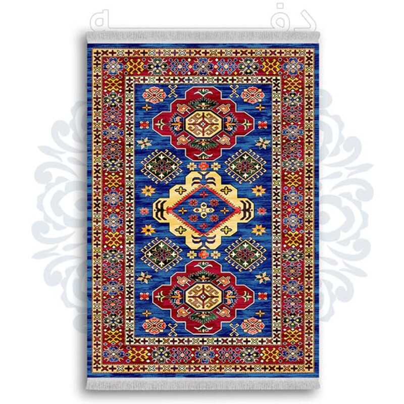 فرشینه دفه از جنس پارچه شانل ترک طرح  گلیم کد 81