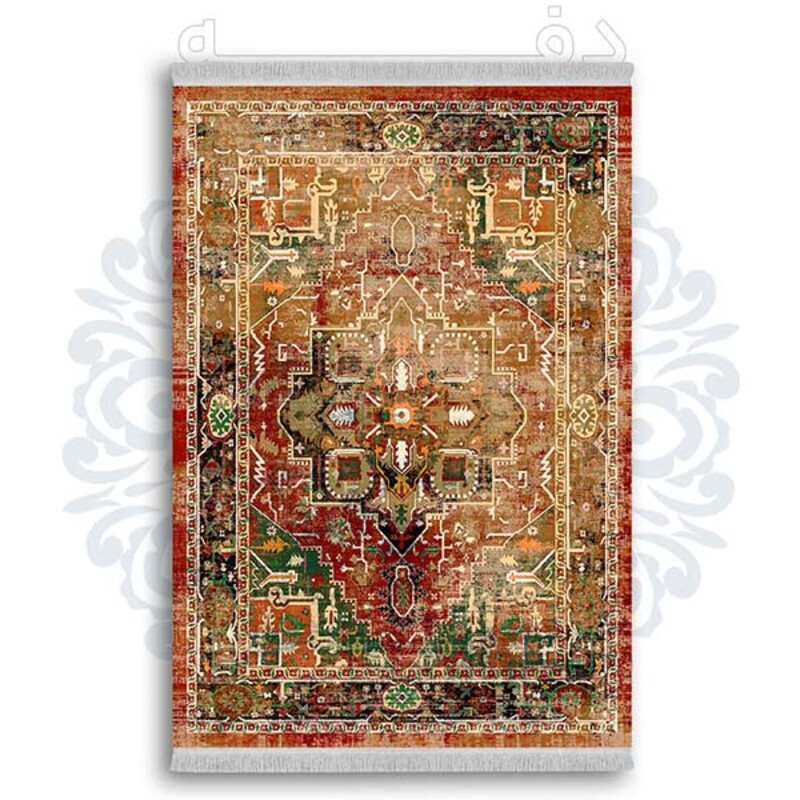 فرشینه دفه از جنس پارچه شانل ترک طرح  گلیم کد 85