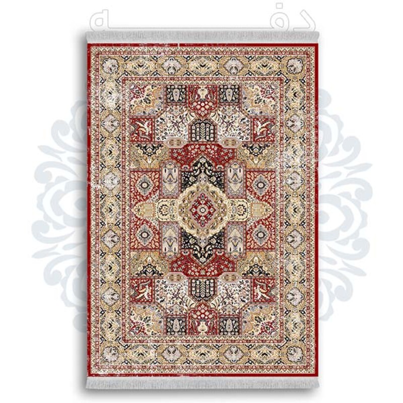 فرشینه دفه از جنس پارچه شانل ترک طرح  گلیم کد 89