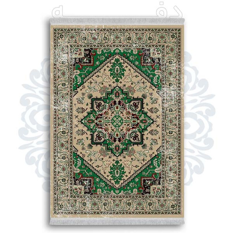 فرشینه دفه از جنس پارچه شانل ترک طرح  گلیم کد 91