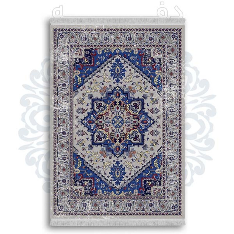 فرشینه دفه از جنس پارچه شانل ترک طرح  گلیم کد 98