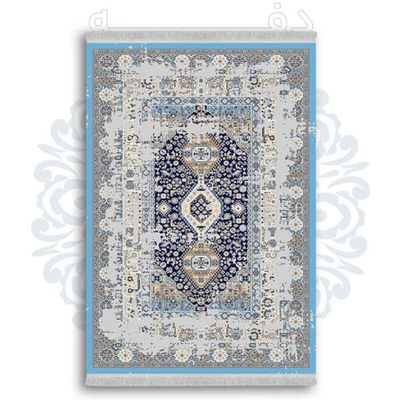 فرشینه دفه از جنس پارچه شانل ترک طرح  گلیم کد 105