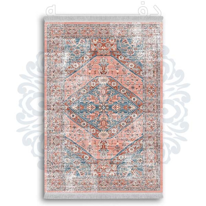 فرشینه دفه از جنس پارچه شانل ترک طرح  گلیم کد 114