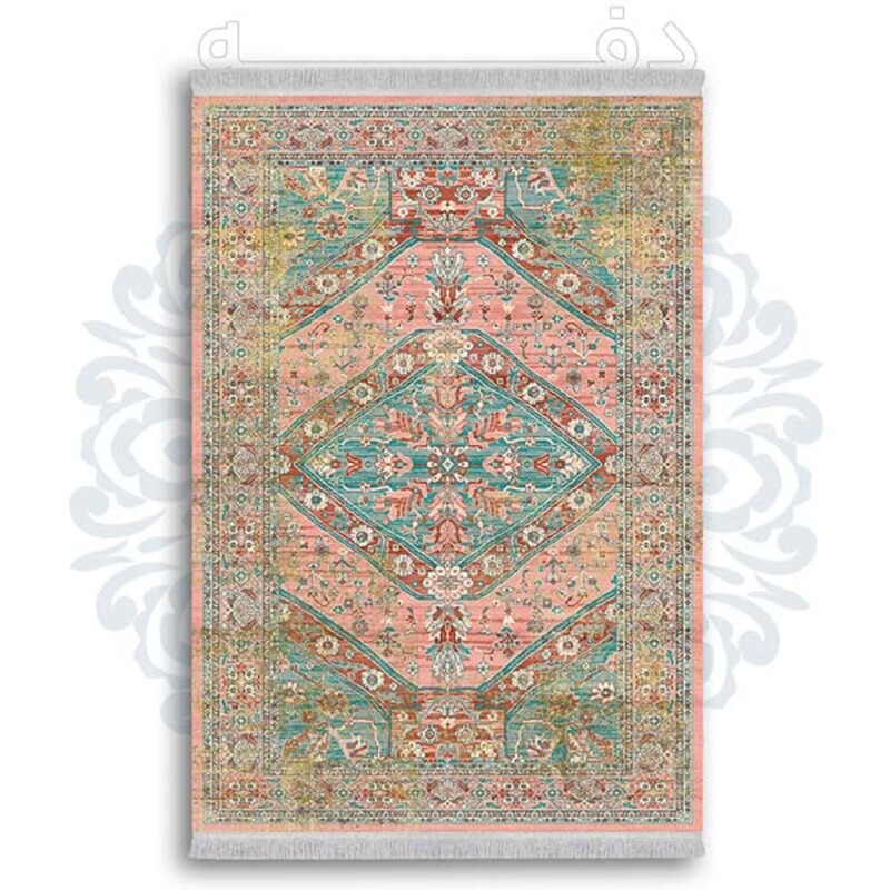 فرشینه دفه از جنس پارچه شانل ترک طرح  گلیم کد 115