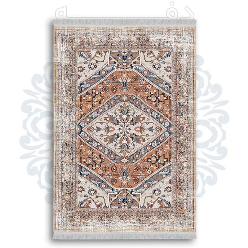 فرشینه دفه از جنس پارچه شانل ترک طرح  گلیم کد 130