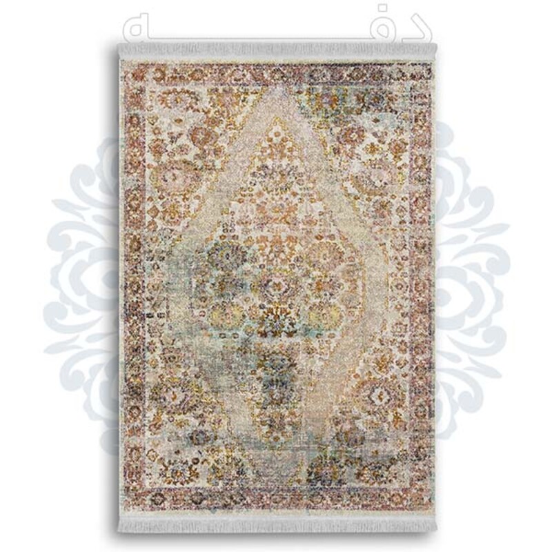 فرشینه دفه از جنس پارچه شانل ترک طرح  گلیم کد 137