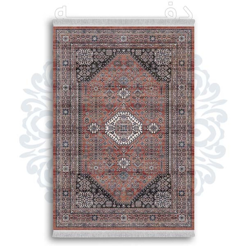 فرشینه دفه از جنس پارچه شانل ترک طرح  گلیم کد 140