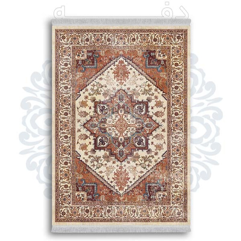 فرشینه دفه از جنس پارچه شانل ترک طرح  گلیم کد 145