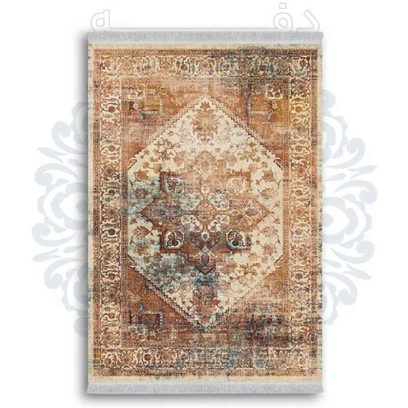 فرشینه دفه از جنس پارچه شانل ترک طرح  گلیم کد 146